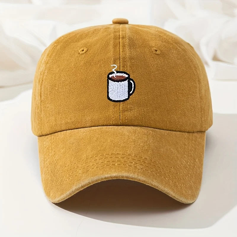 Boné Masculino Aba Curva Coffee