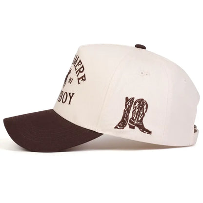 Boné Masculino Aba Curva Cowboy