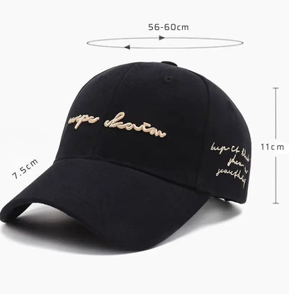 Boné Masculino Aba Curva Cursive