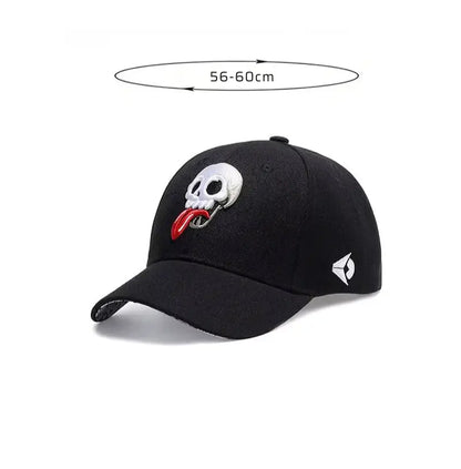Boné Masculino Aba Curva Dark Skull