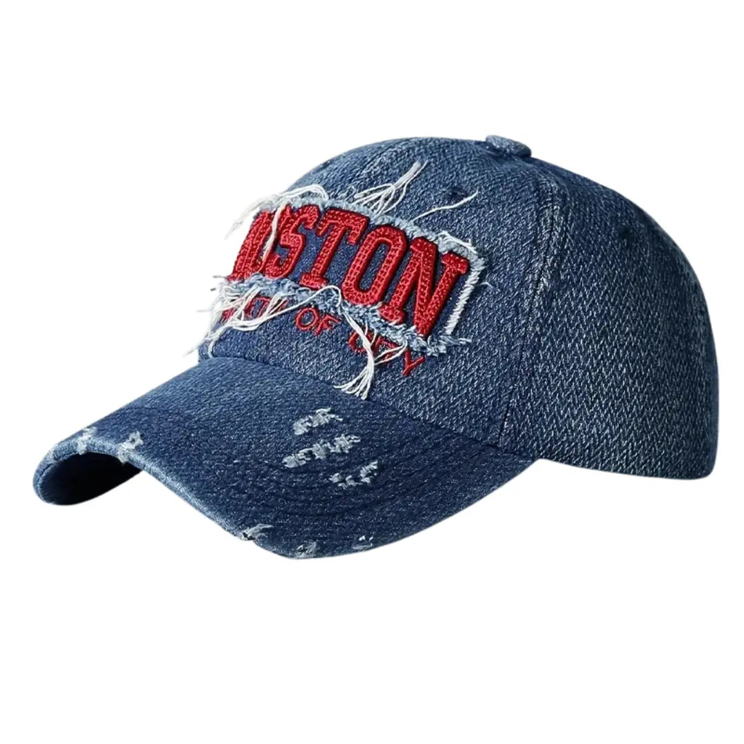 Boné Masculino Aba Curva Destroyed Boston
