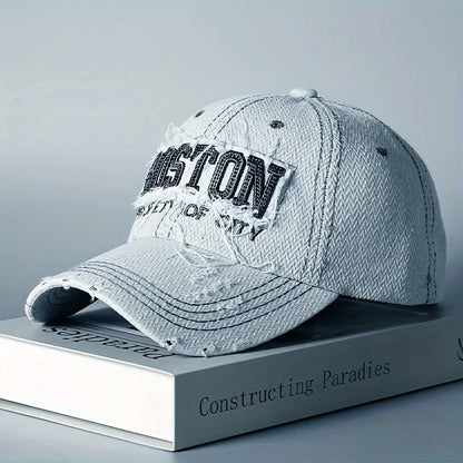 Boné Masculino Aba Curva Destroyed Boston