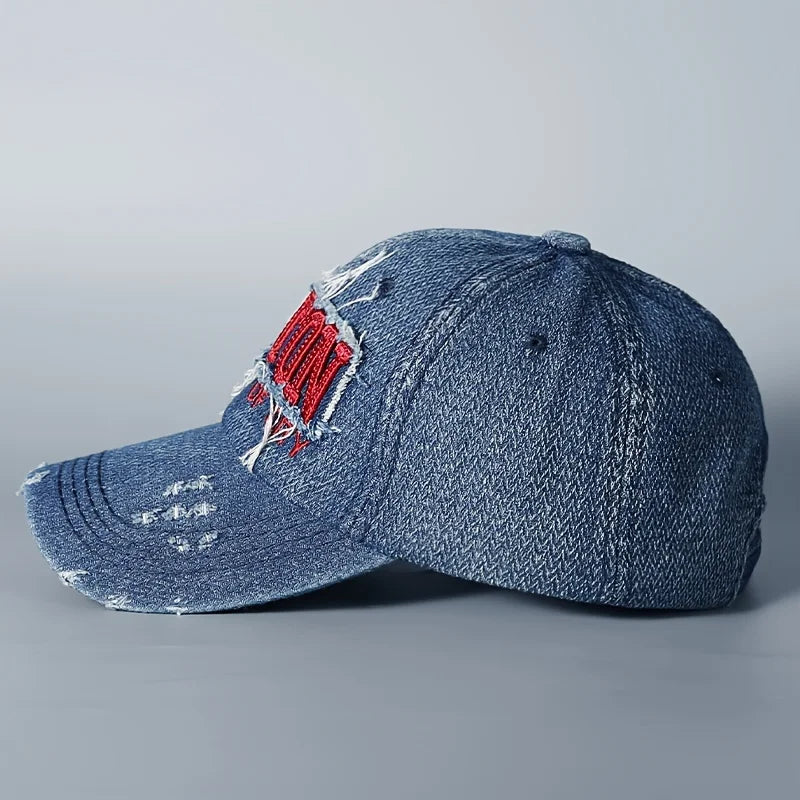 Boné Masculino Aba Curva Destroyed Boston