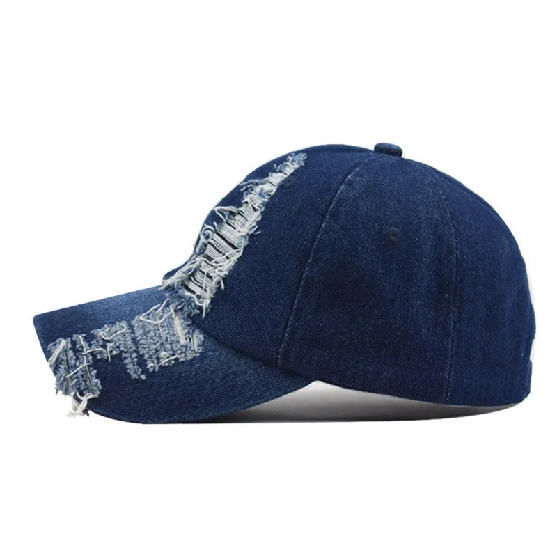 Boné Masculino Aba Curva Distressed