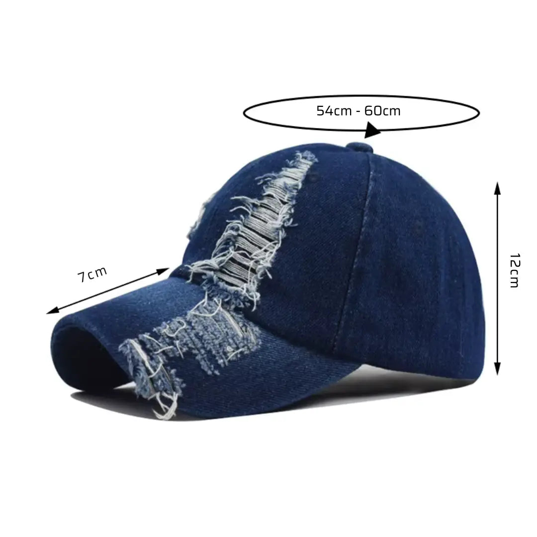 Boné Masculino Aba Curva Distressed