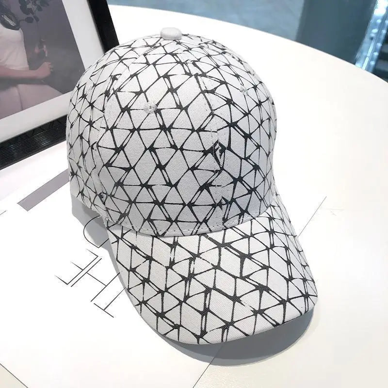 Boné Masculino Aba Curva Estampado Star Nets