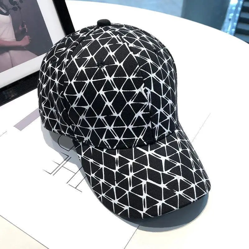 Boné Masculino Aba Curva Estampado Star Nets