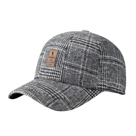 Boné Masculino Aba Curva Flanelado Snow