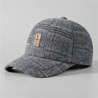 Boné Masculino Aba Curva Flanelado Snow