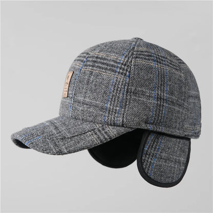 Boné Masculino Aba Curva Flanelado Snow