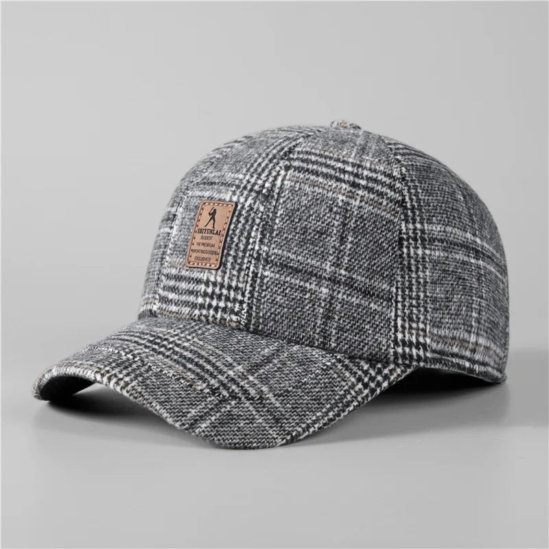 Boné Masculino Aba Curva Flanelado Snow