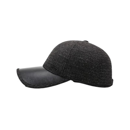 Boné Masculino Aba Curva Inverno com Protetor de Orelha Warm