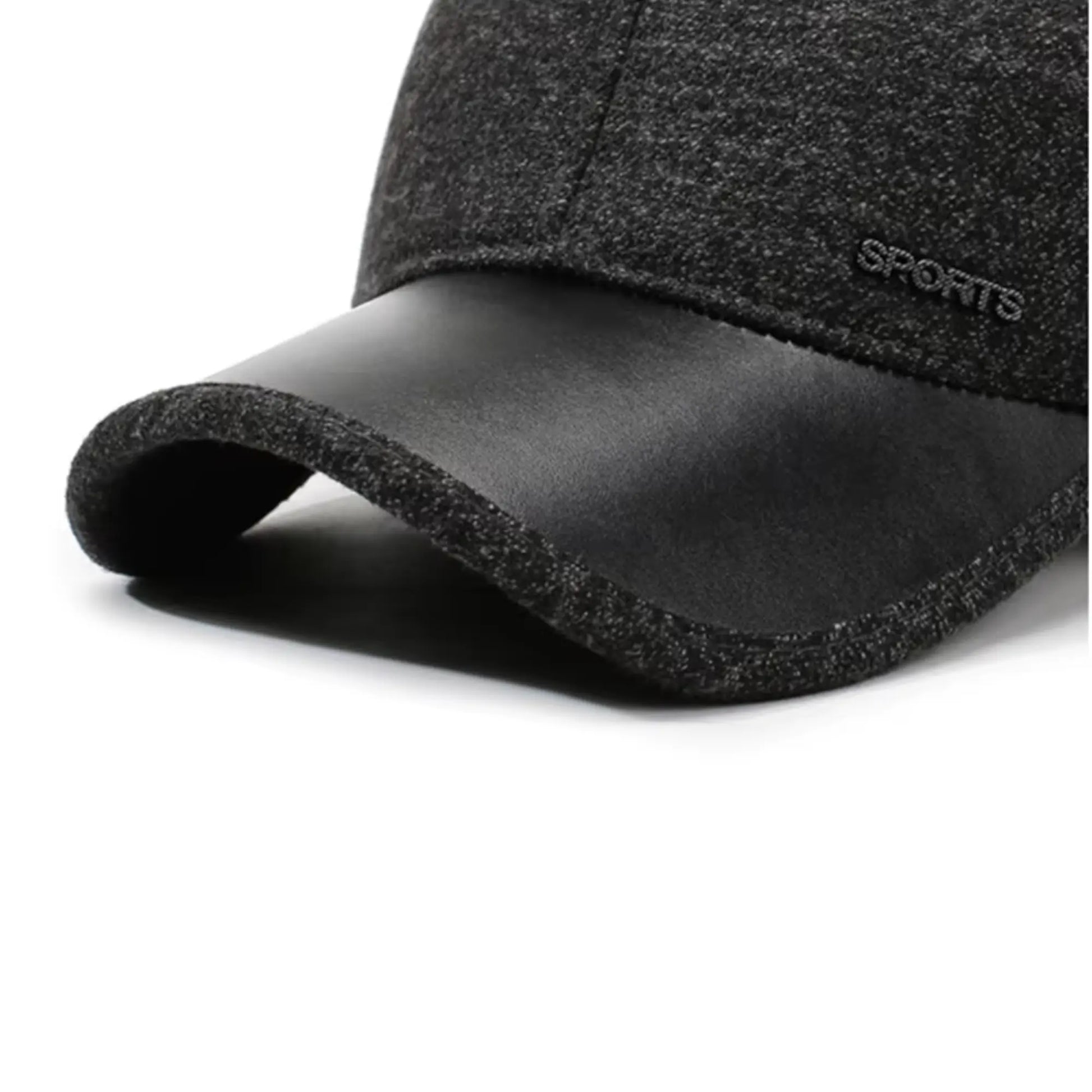 Boné Masculino Aba Curva Inverno com Protetor de Orelha Warm