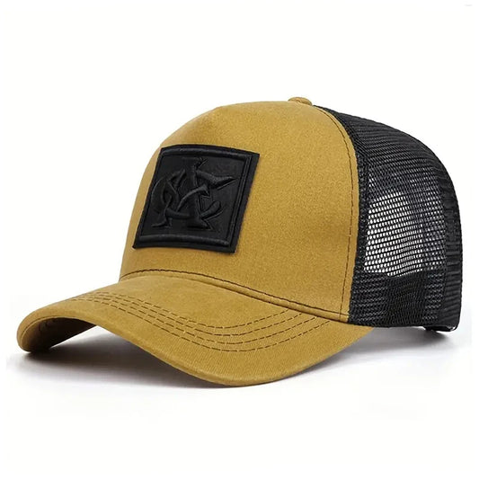 Boné Masculino Aba Curva Mesh CA