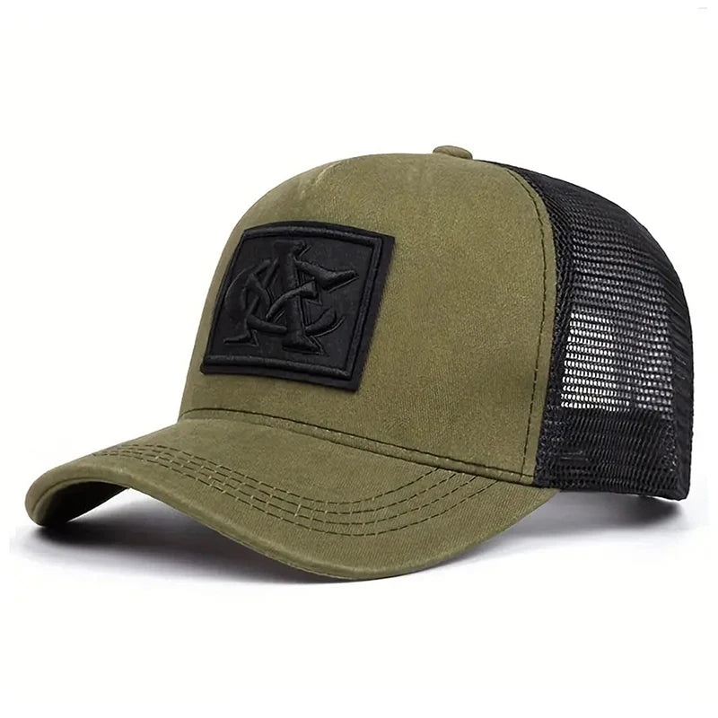 Boné Masculino Aba Curva Mesh CA