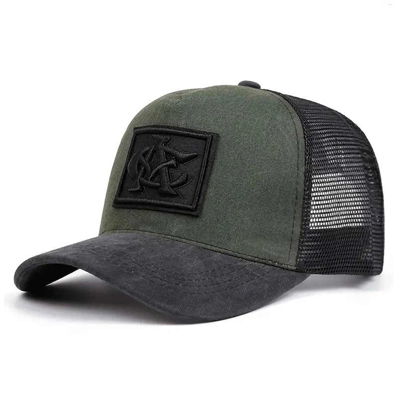 Boné Masculino Aba Curva Mesh CA