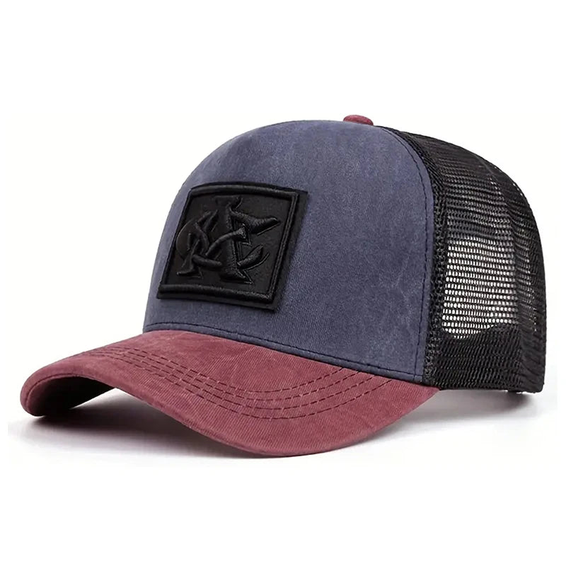 Boné Masculino Aba Curva Mesh CA