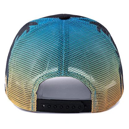 Boné Masculino Aba Curva Mesh Coconut