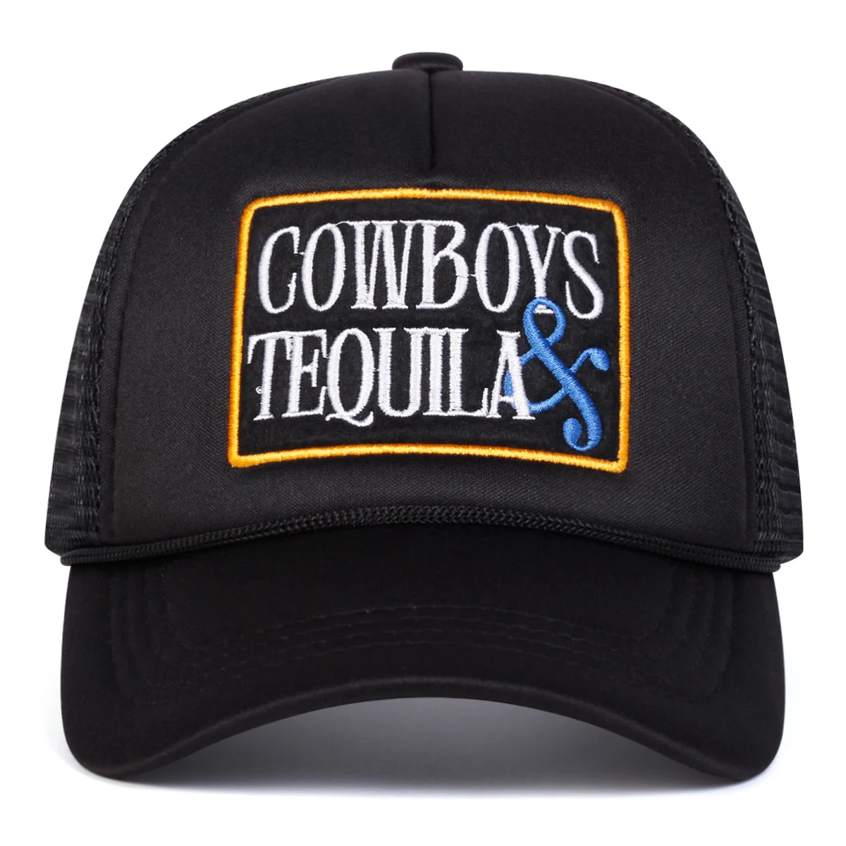 Boné Masculino Aba Curva Mesh Cowboys Tequila