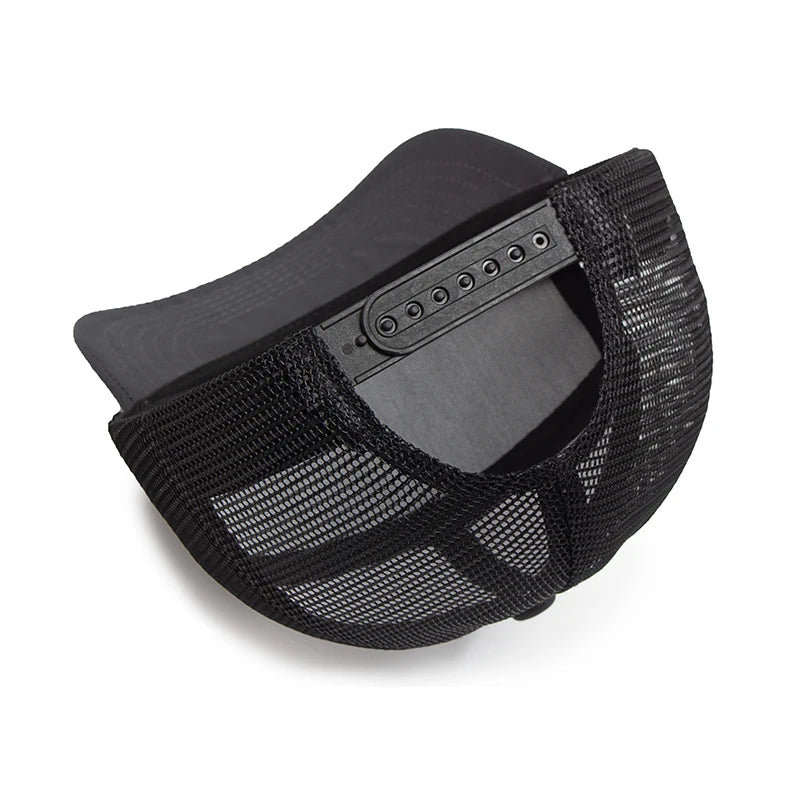 Boné Masculino Aba Curva Mesh Panel