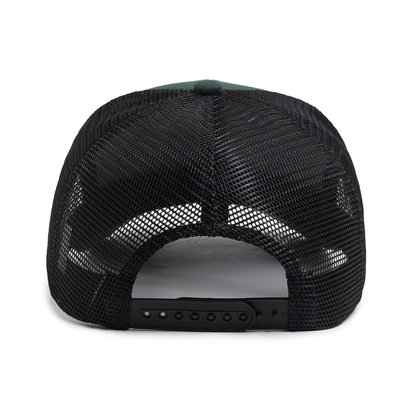 Boné Masculino Aba Curva Mesh Panel