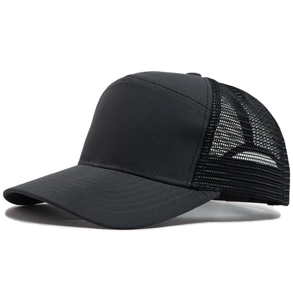 Boné Masculino Aba Curva Mesh Panel
