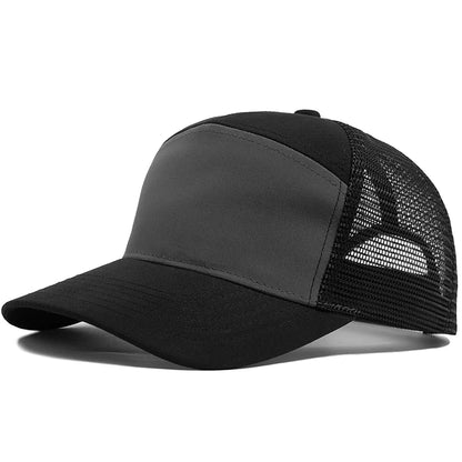 Boné Masculino Aba Curva Mesh Panel