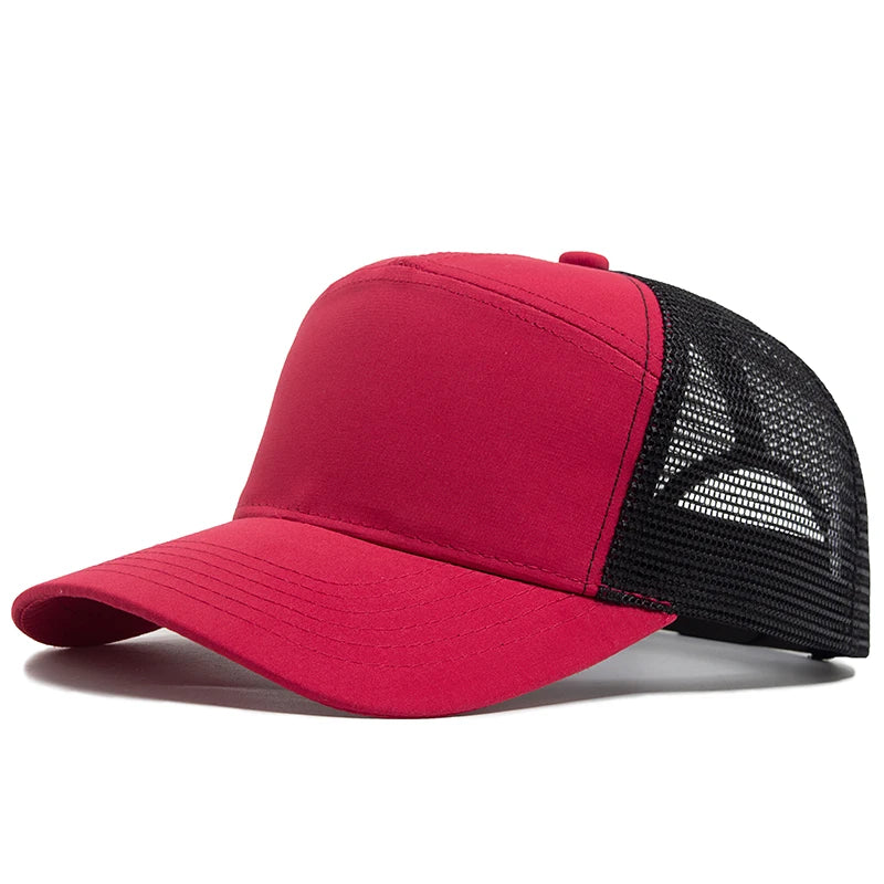 Boné Masculino Aba Curva Mesh Panel