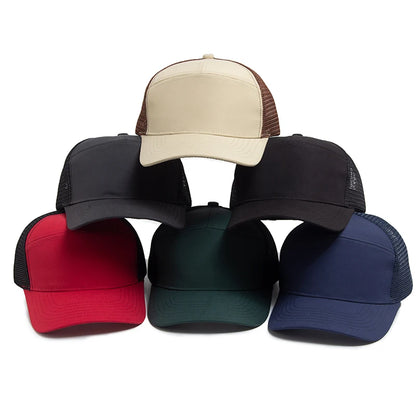 Boné Masculino Aba Curva Mesh Panel