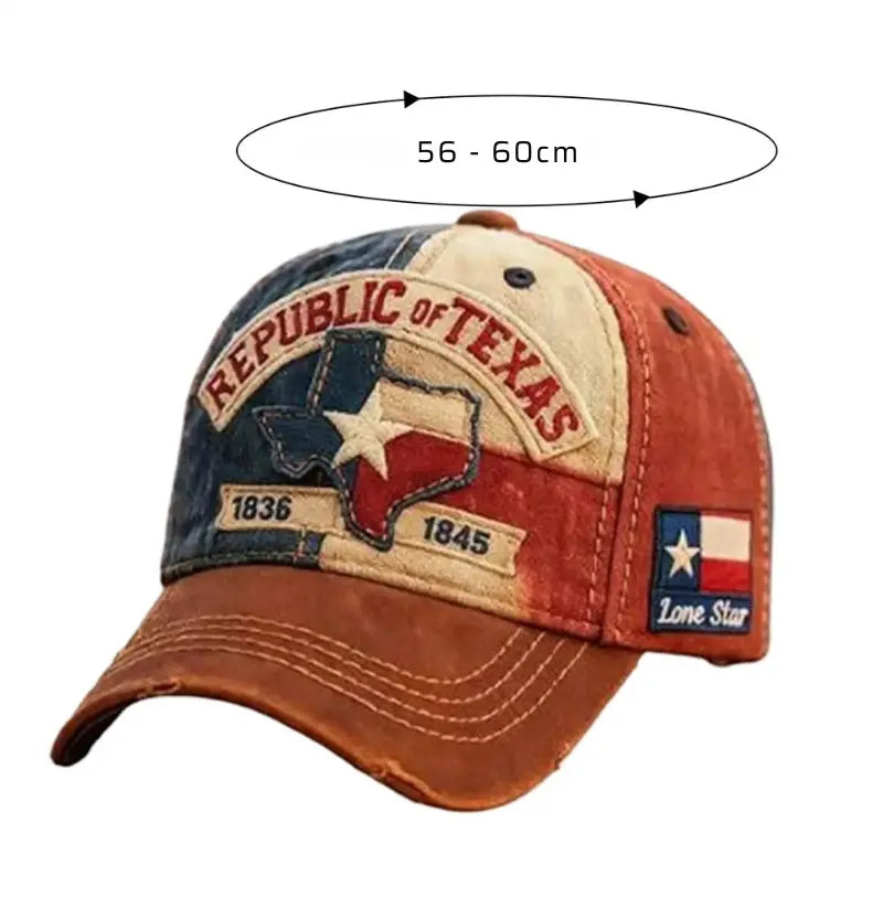 Boné Masculino Aba Curva Replubic of Texas
