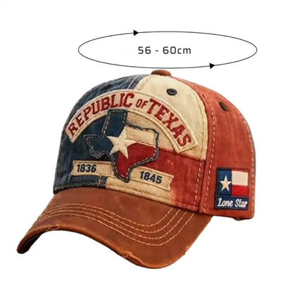 Boné Masculino Aba Curva Replubic of Texas