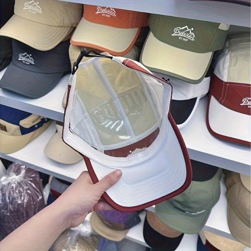 Boné Masculino Aba Curva Retro Secagem Rápida Sun