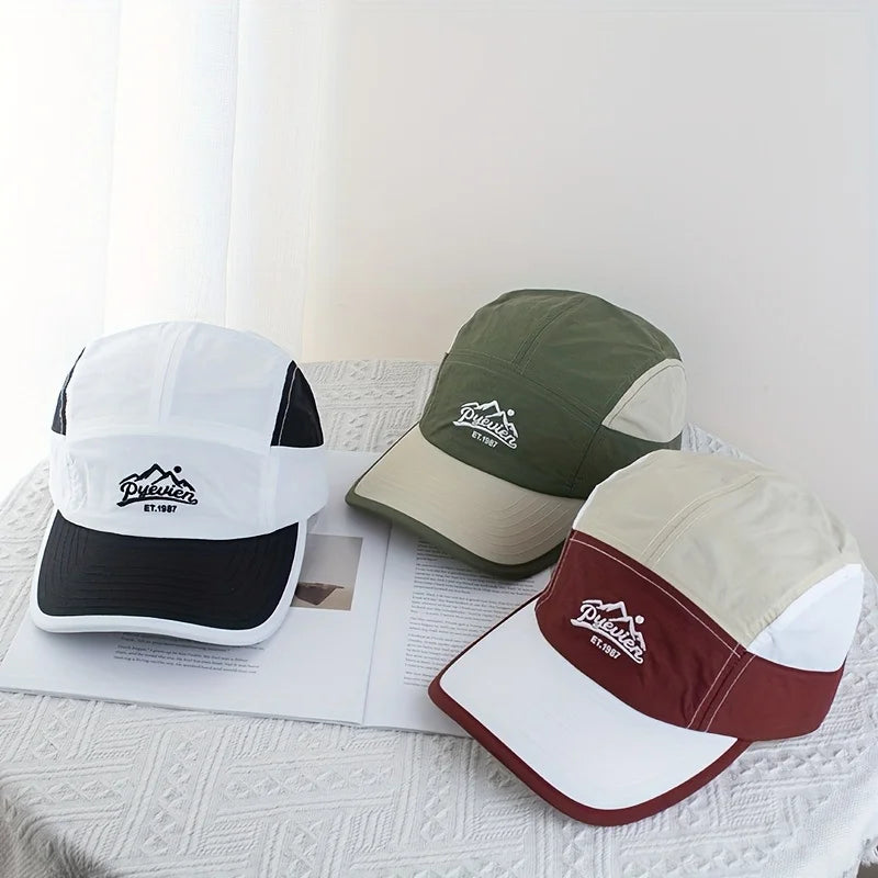 Boné Masculino Aba Curva Retro Secagem Rápida Sun