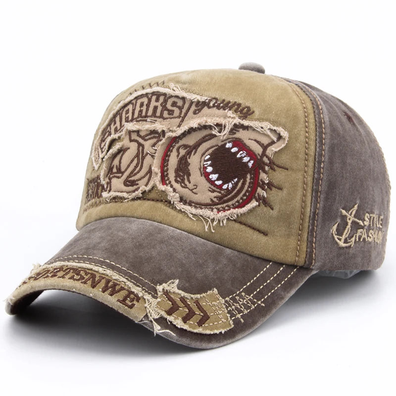 Boné Masculino Aba Curva Shark