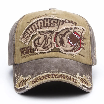 Boné Masculino Aba Curva Shark