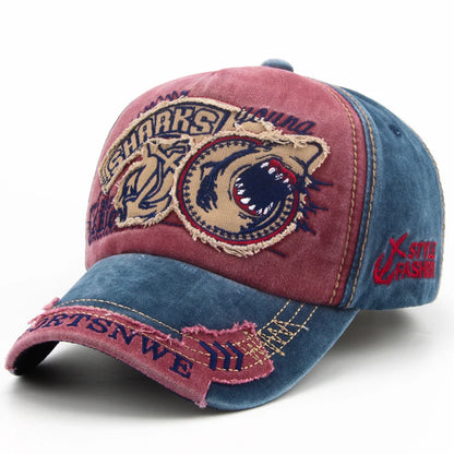 Boné Masculino Aba Curva Shark