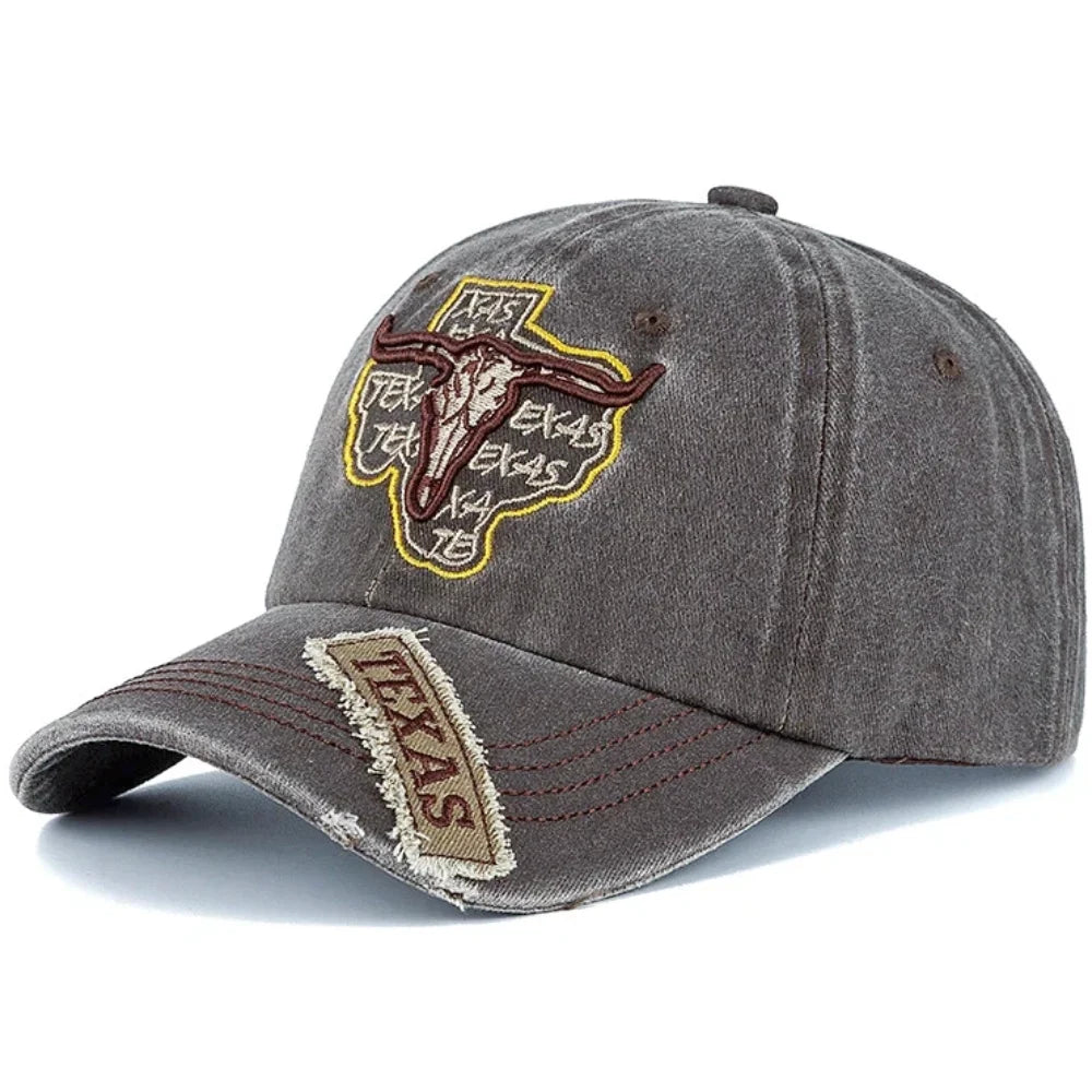 Boné Masculino Aba Curva Texas Bull