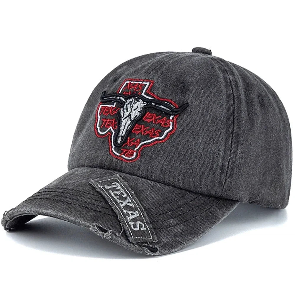 Boné Masculino Aba Curva Texas Bull