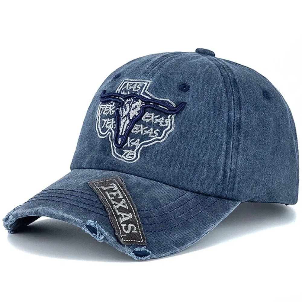 Boné Masculino Aba Curva Texas Bull