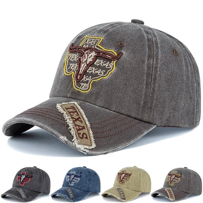 Boné Masculino Aba Curva Texas Bull