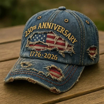 Boné Masculino Aba Curva USA 250th Anniversary