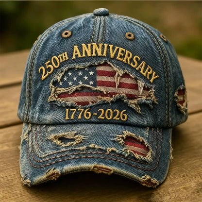 Boné Masculino Aba Curva USA 250th Anniversary
