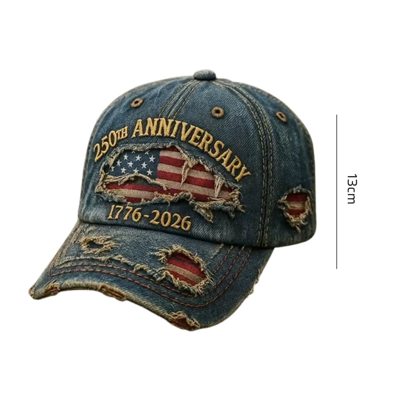 Boné Masculino Aba Curva USA 250th Anniversary