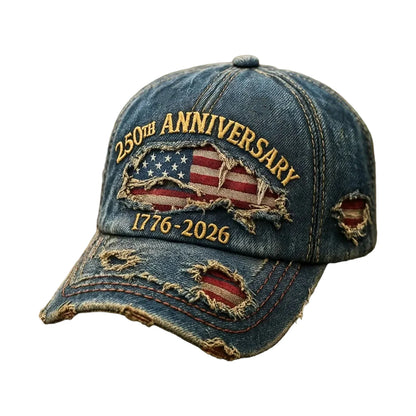 Boné Masculino Aba Curva USA 250th Anniversary