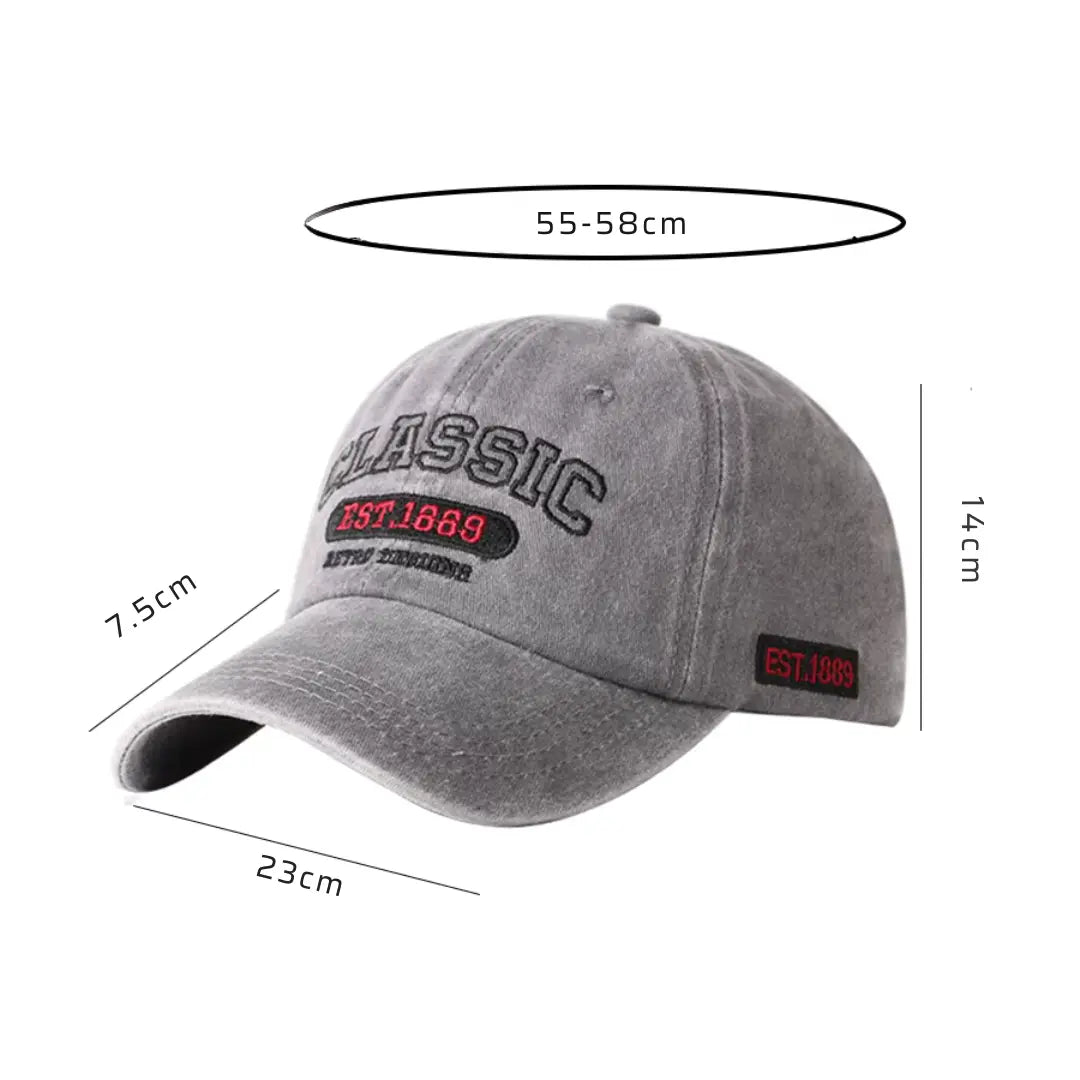 Boné Masculino Aba Curva Vintage Classic