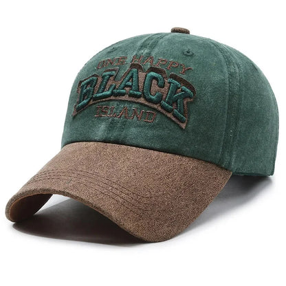 Boné Masculino Aba Curva Washed Black