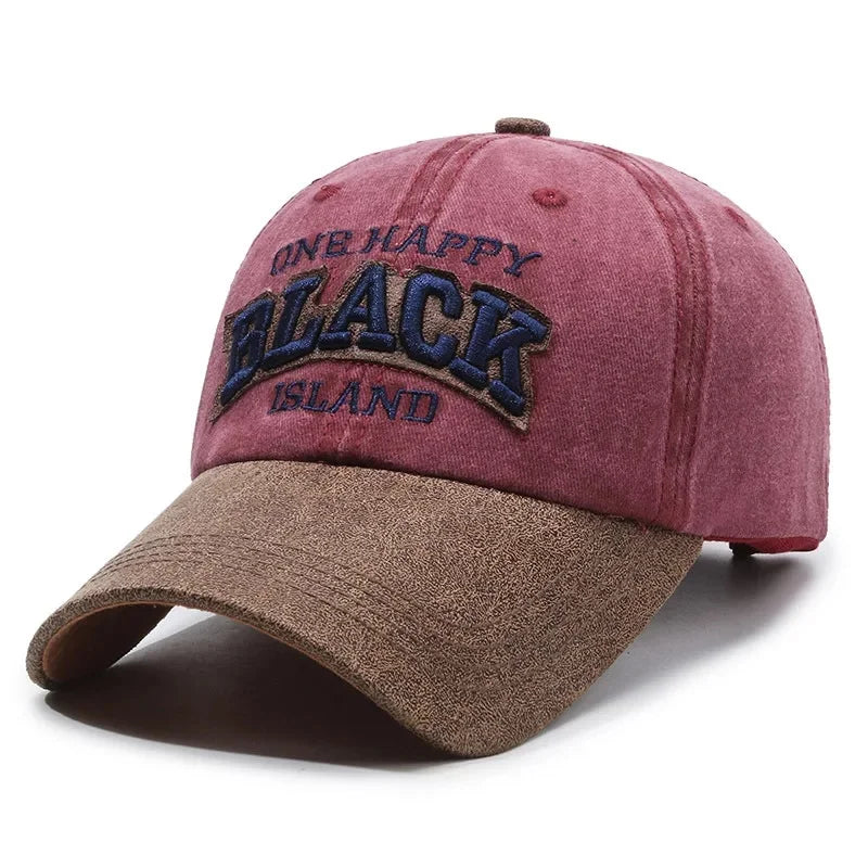 Boné Masculino Aba Curva Washed Black