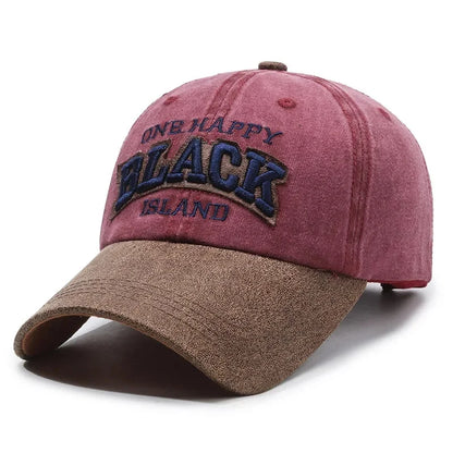 Boné Masculino Aba Curva Washed Black