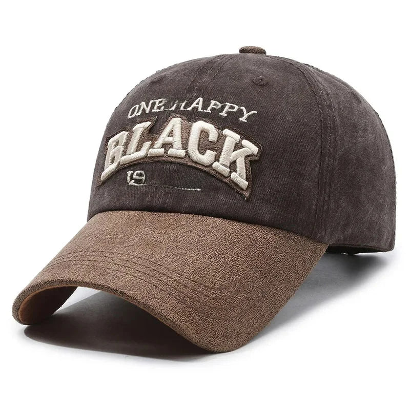 Boné Masculino Aba Curva Washed Black