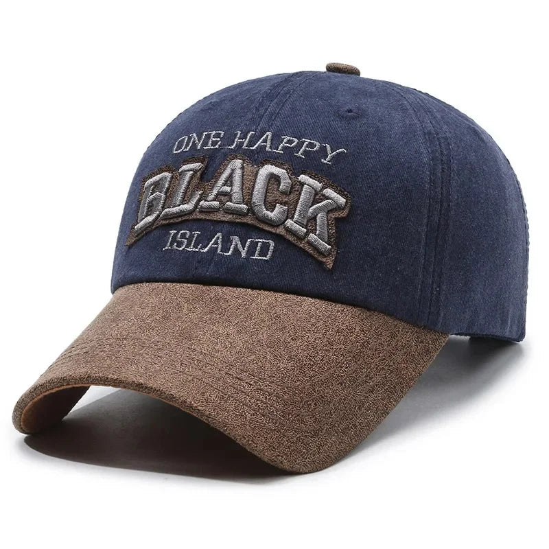 Boné Masculino Aba Curva Washed Black